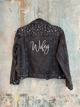 Load image into Gallery viewer, Custom Name Denim Jacket

